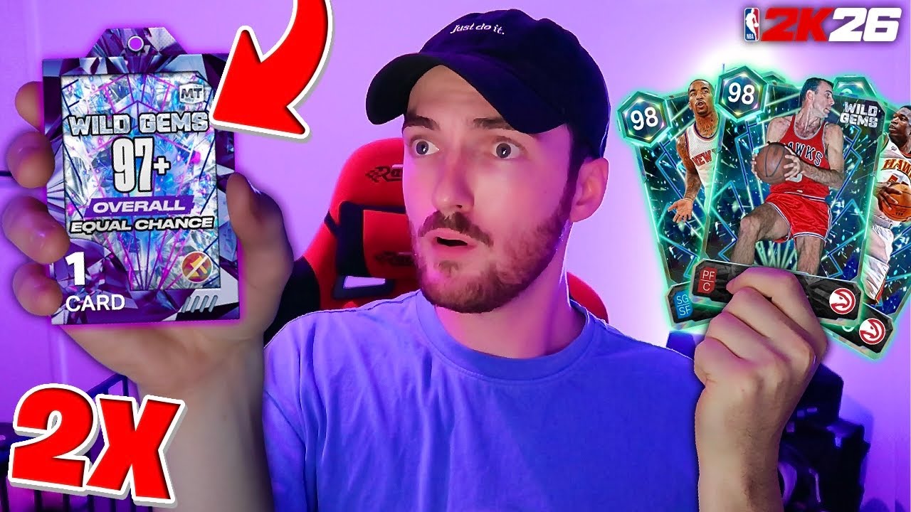 Я открыл 2 WILD GEMS с равным шансом выпадения 97+… ЭТО ПРОСТО БЕЗУМИЕ 😱 | NBA 2K26 MyTEAM