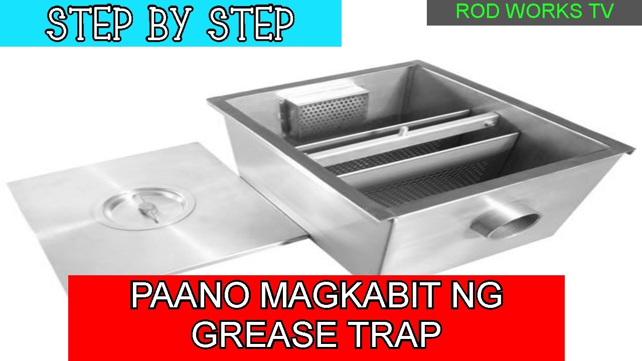 Paano magkabit ng grease trap | Grease trap installation