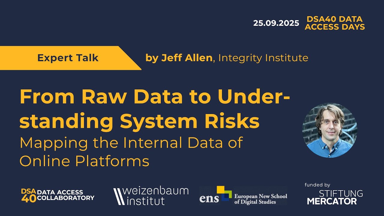 From Raw Data to Understanding Systemic Risks | Jeff Allen