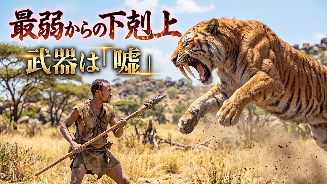 【眠れる世界史】なぜ最弱の類人猿がライオンを凌駕したのか？ホモ・サピエンスだけが手にした「最強の武器」の正体【ゆっくり解説】