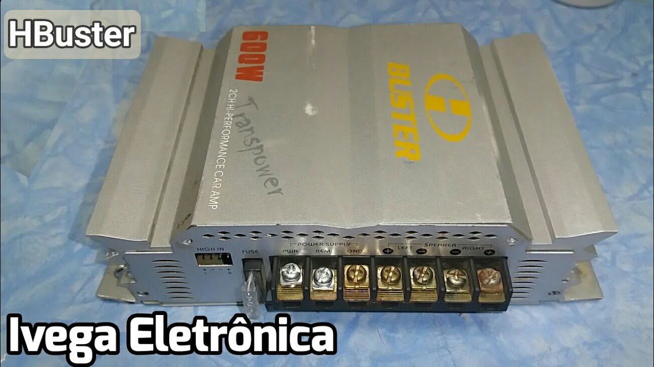 Hbuster HBM-T200, sem som, substituindo Pt36 e corrente de repouso