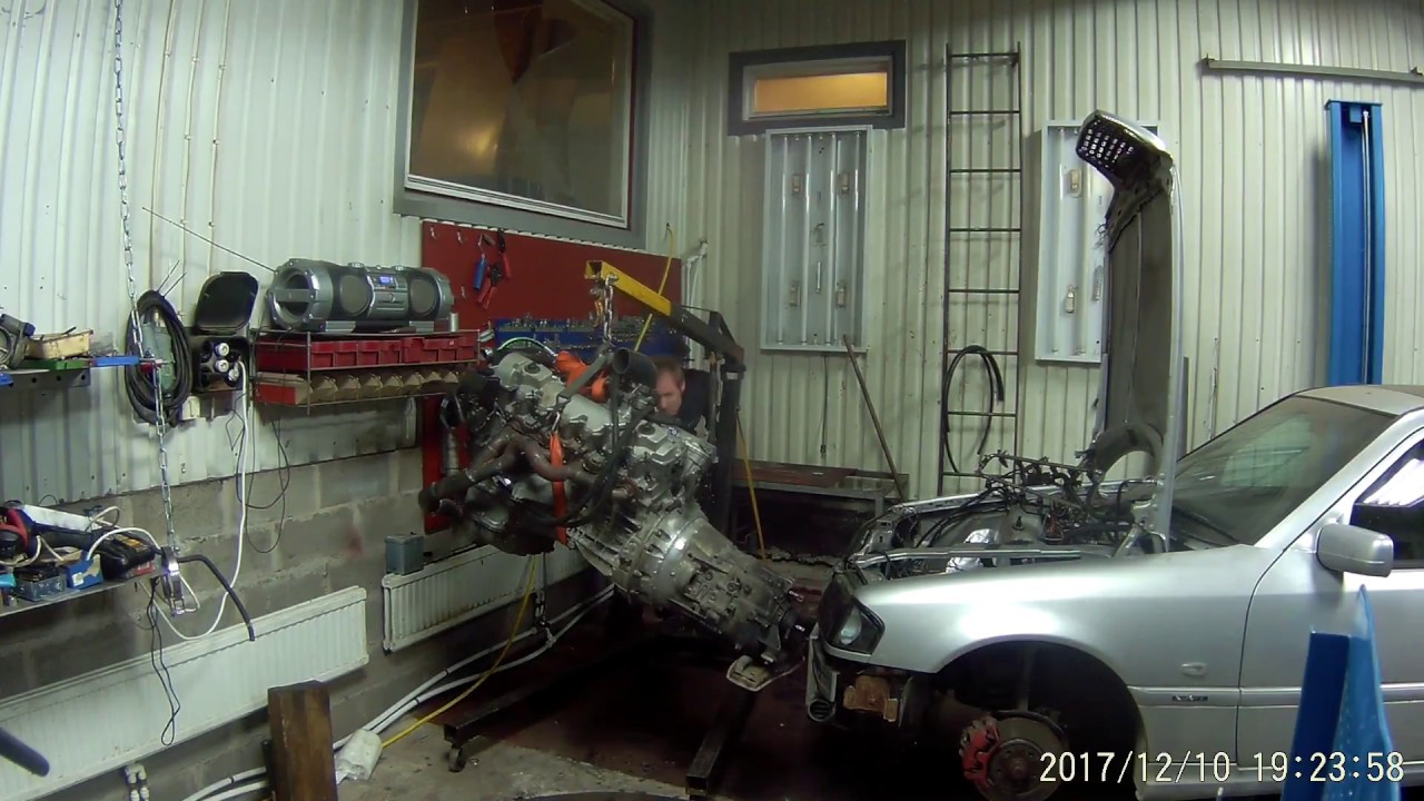 mercedes c200  v12 engine swap