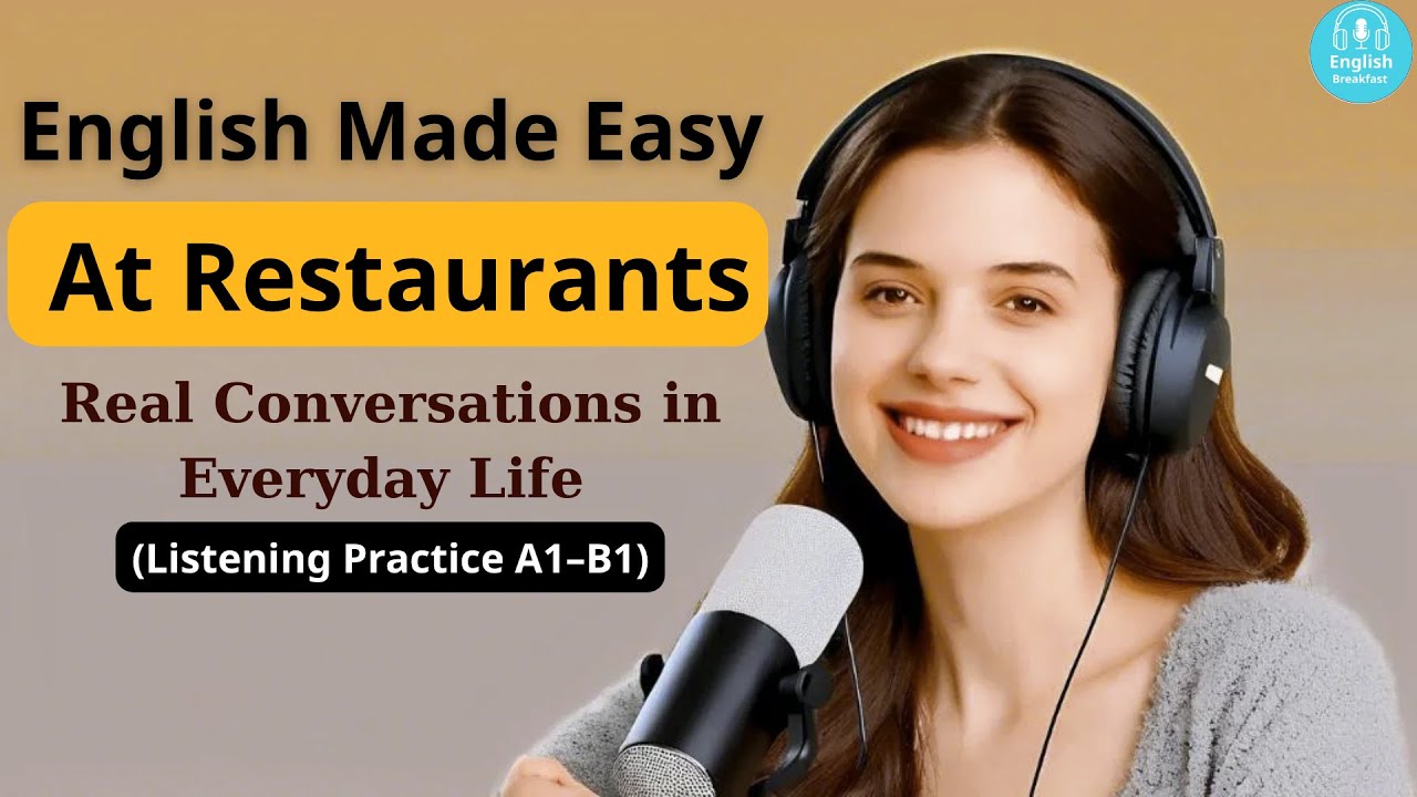 Ordering in English Made Easy | Real Conversations in Everyday Life (Listening Practice A1&ndash;B1)