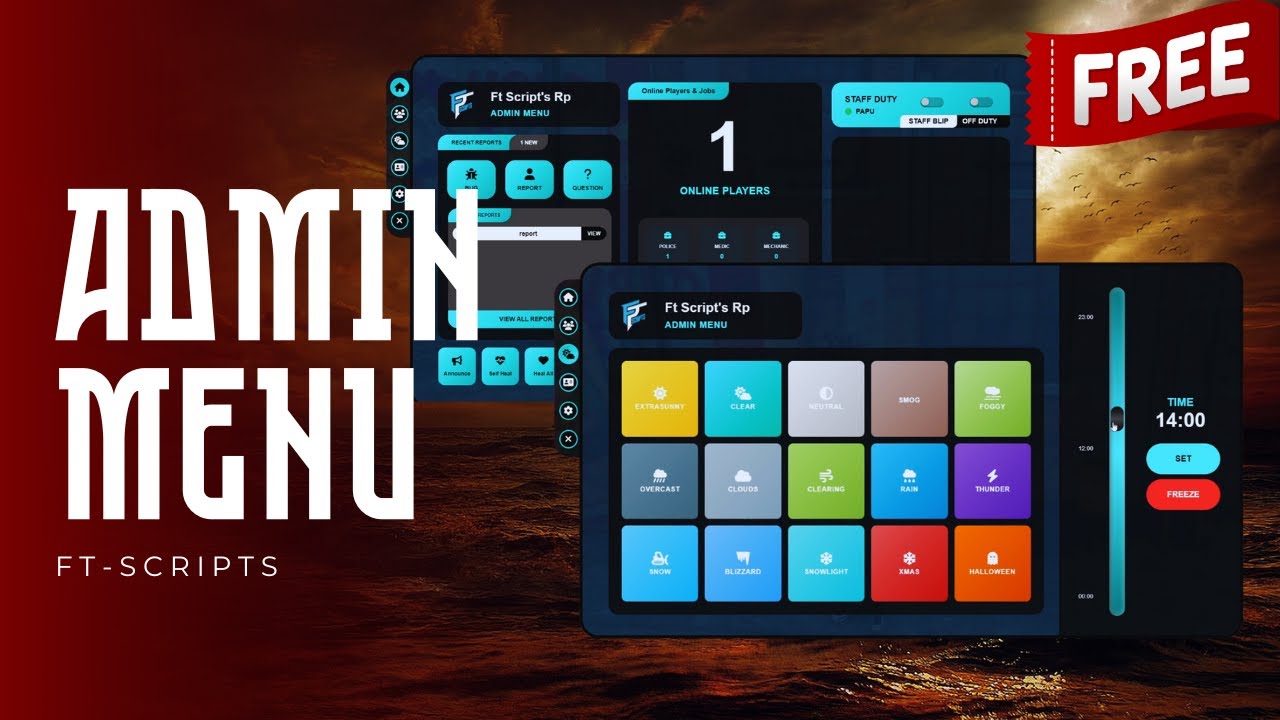 [QB/ESX] | Free | FiveM | FT-Admin Menu Installation & Setup Guide 🛠️ | #fivemscript #gta 