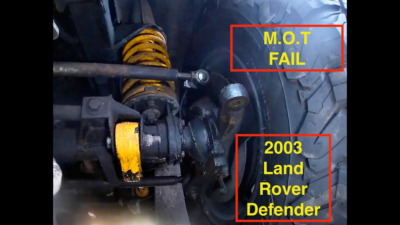 LAND ROVER DEFENDER TD5 M.O.T FAIL - TRACK ROD END REPLACEMENT DIY