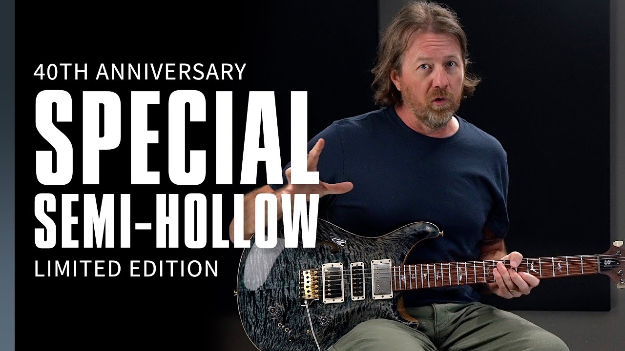 【※日本語字幕対応】40th Anniversary Special Semi-Hollow Limited Edition | Demo | PRS Guitars Japan