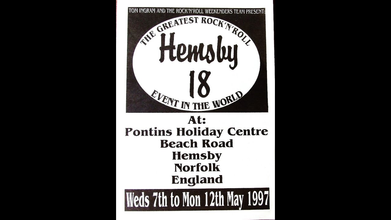 HEMSBY ROCK N ROLL WEEKENDER 1997 LIVE ON STAGE MICKEY LEE LANE AND RONNIE DAWSON