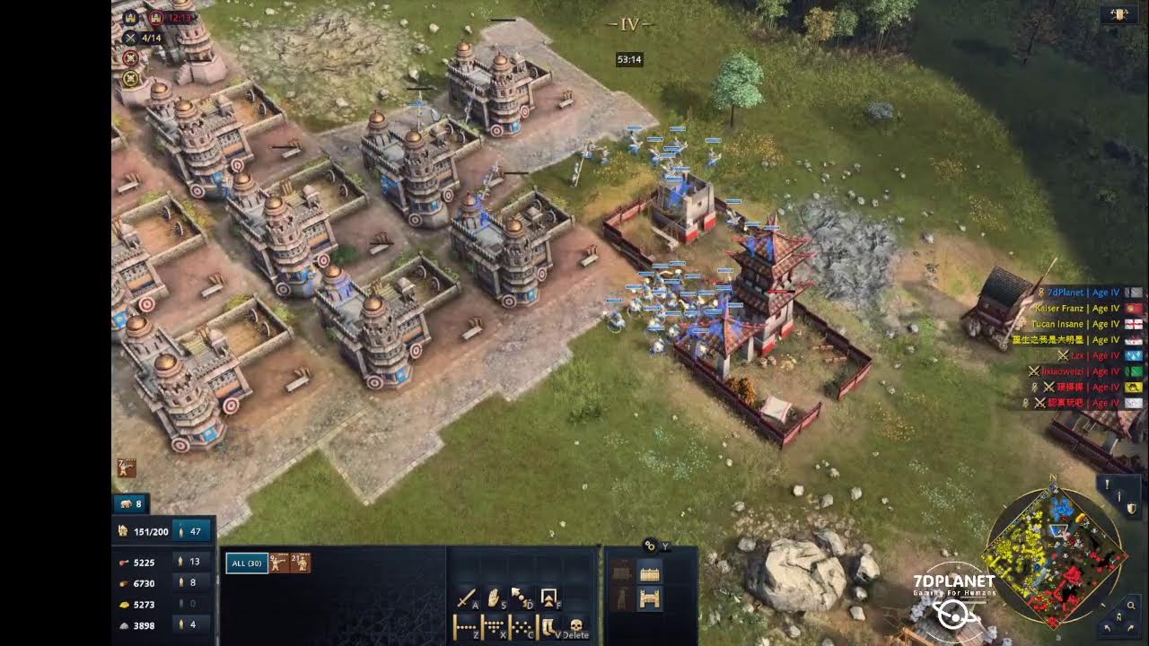 Age Of Empires IV Team Ranked Battle Match