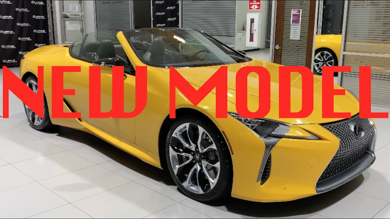 2021 LEXUS LC 500 CONVERTIBLE ($122,000 NEW MODEL + NEW COLOR)
