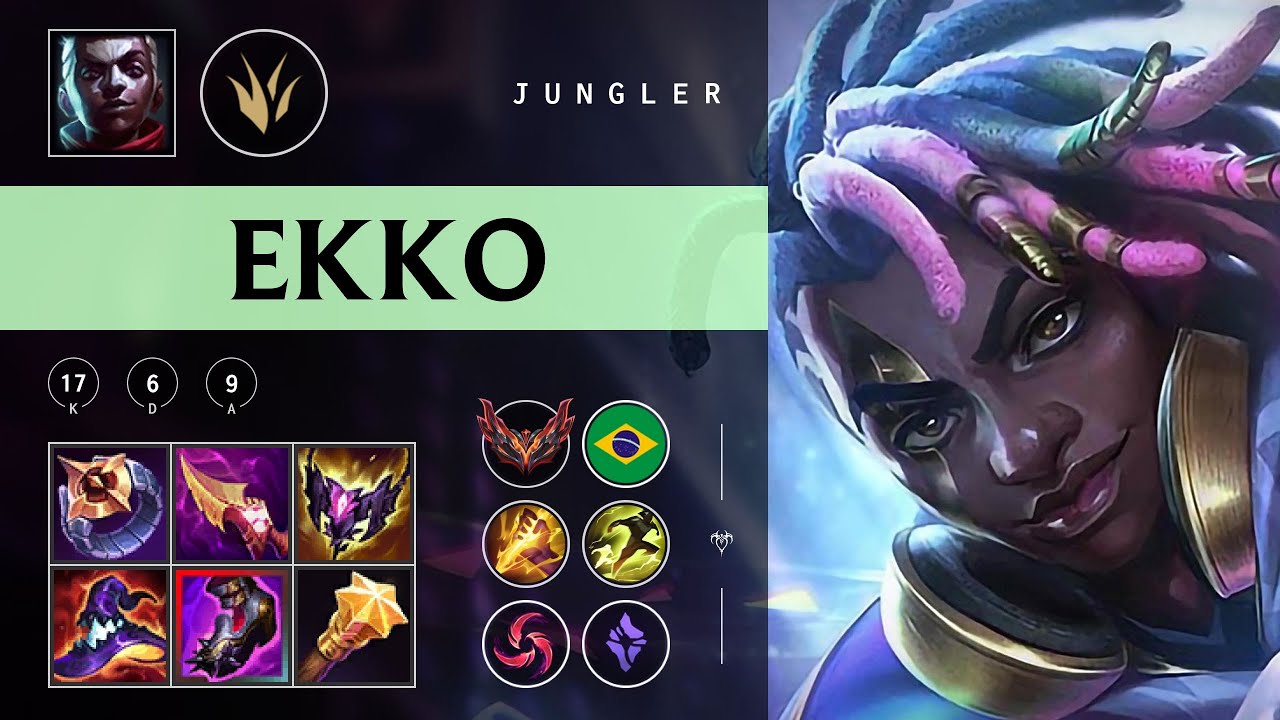 Ekko Jungle vs Nidalee - BR Grandmaster Patch 25.23