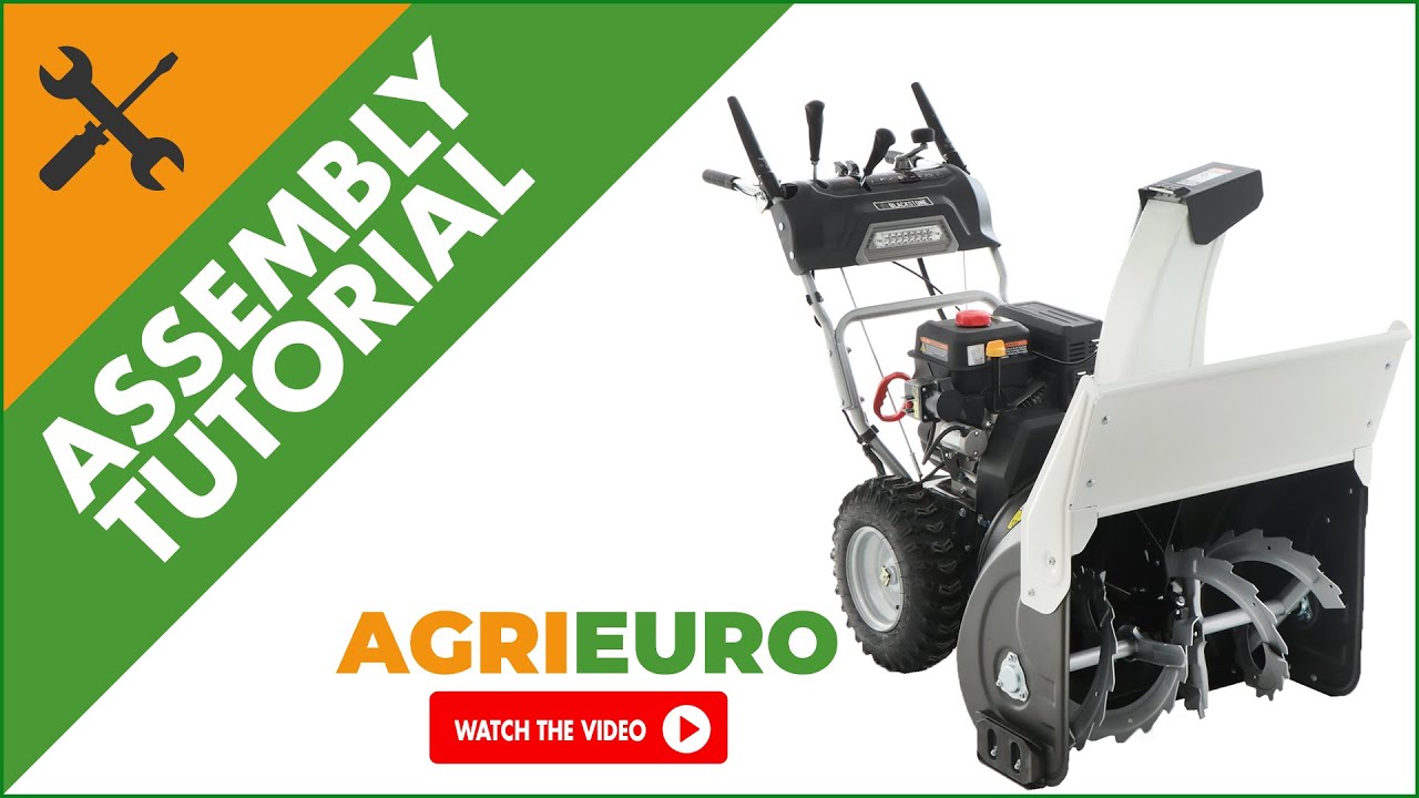 BlackStone B-ST 71 LWE Petrol Snow Blower- Self-propelled - 71 cm Auger - Assembly tutorial