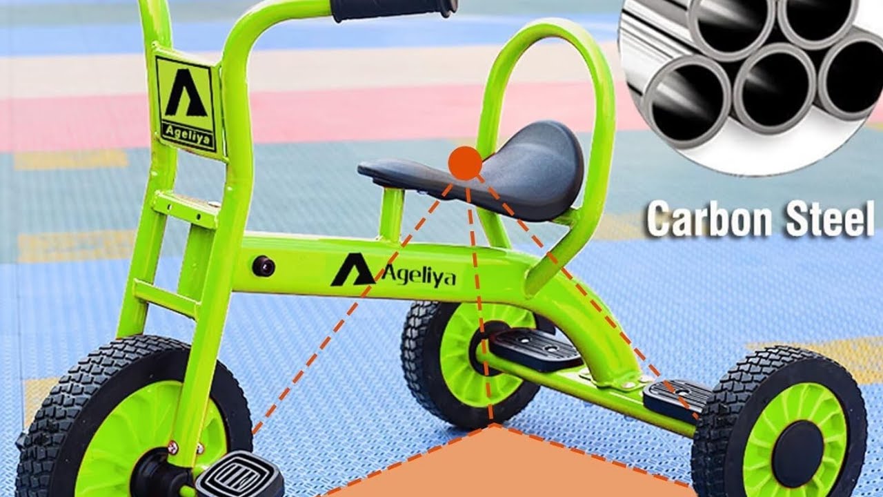 🏗️ Built to Last! Durable Metal Preschool Tricycle Review | Daycare Grade 🏫
