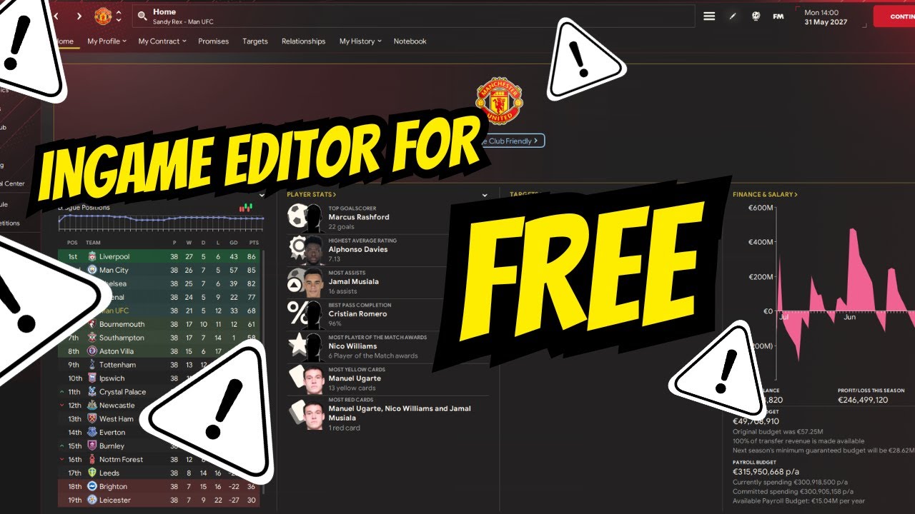 [LATEST VERSION] Football Manager 2025 - How to get In game editor for free | EPIC GAMES| FM 2025|