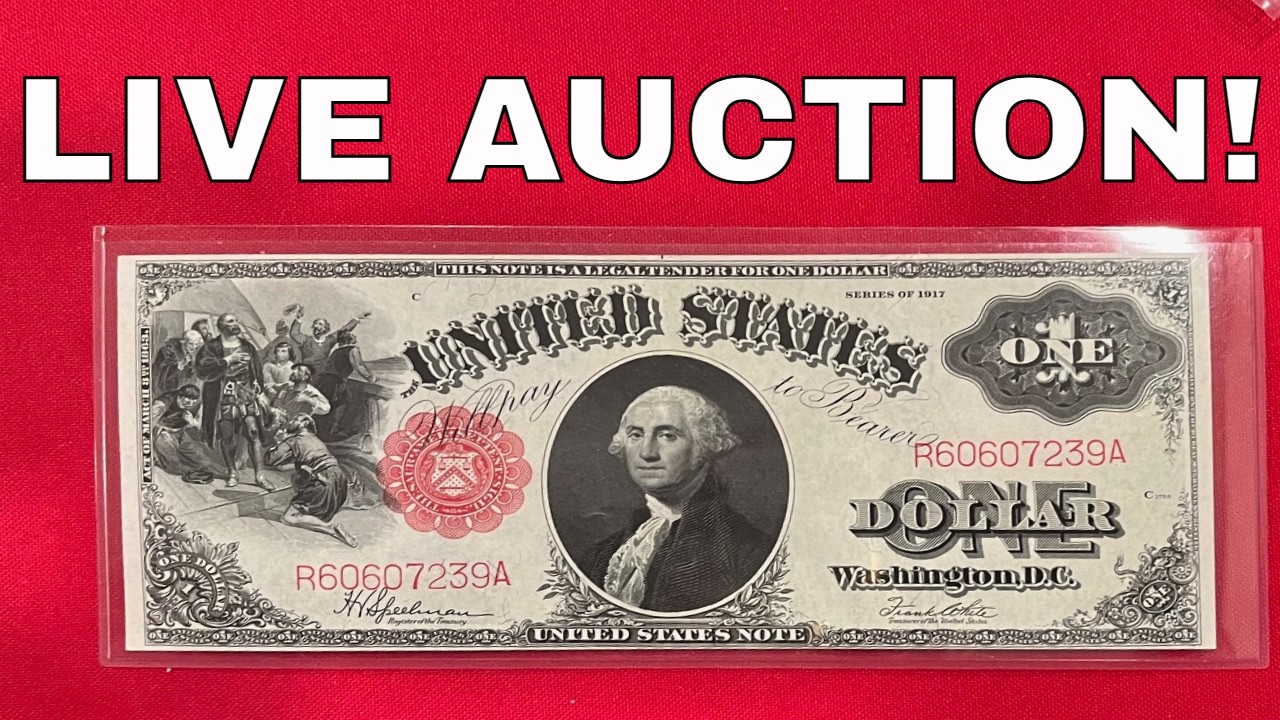 Wednesday Night Coins & Currency auction with giveaways!