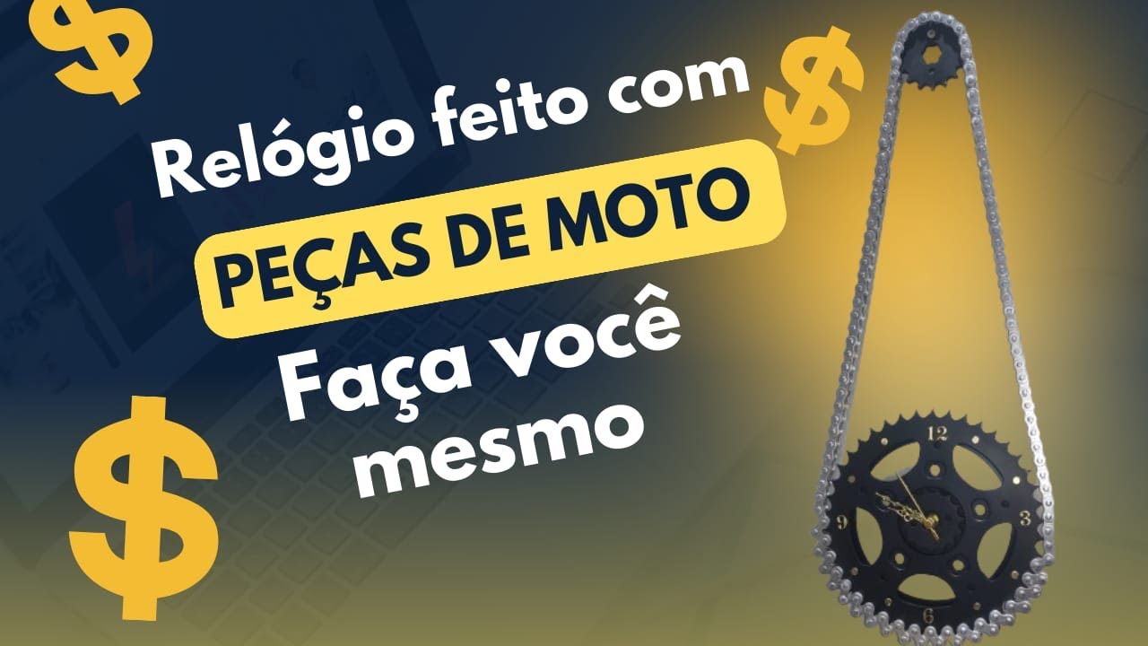 Como fazer relógio de parede artesanal. #diy