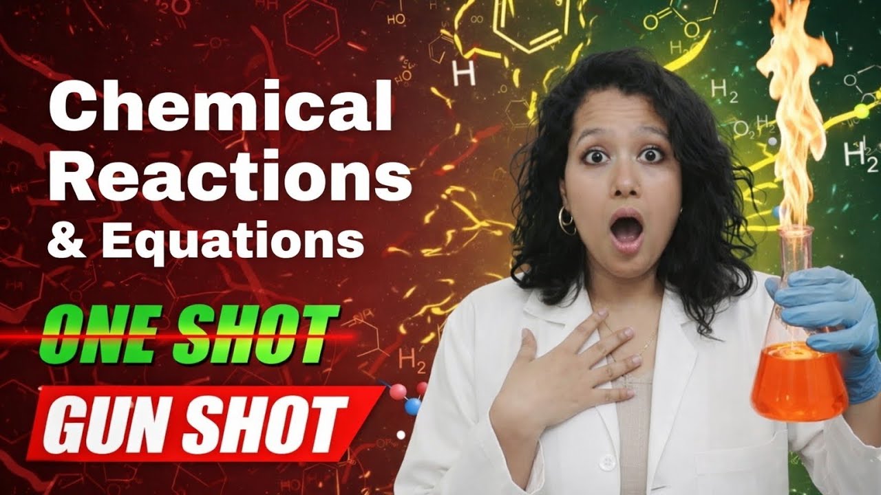 Chemical Reactions one shot video - 👉 One chapter that controls your chemistry marks 💯