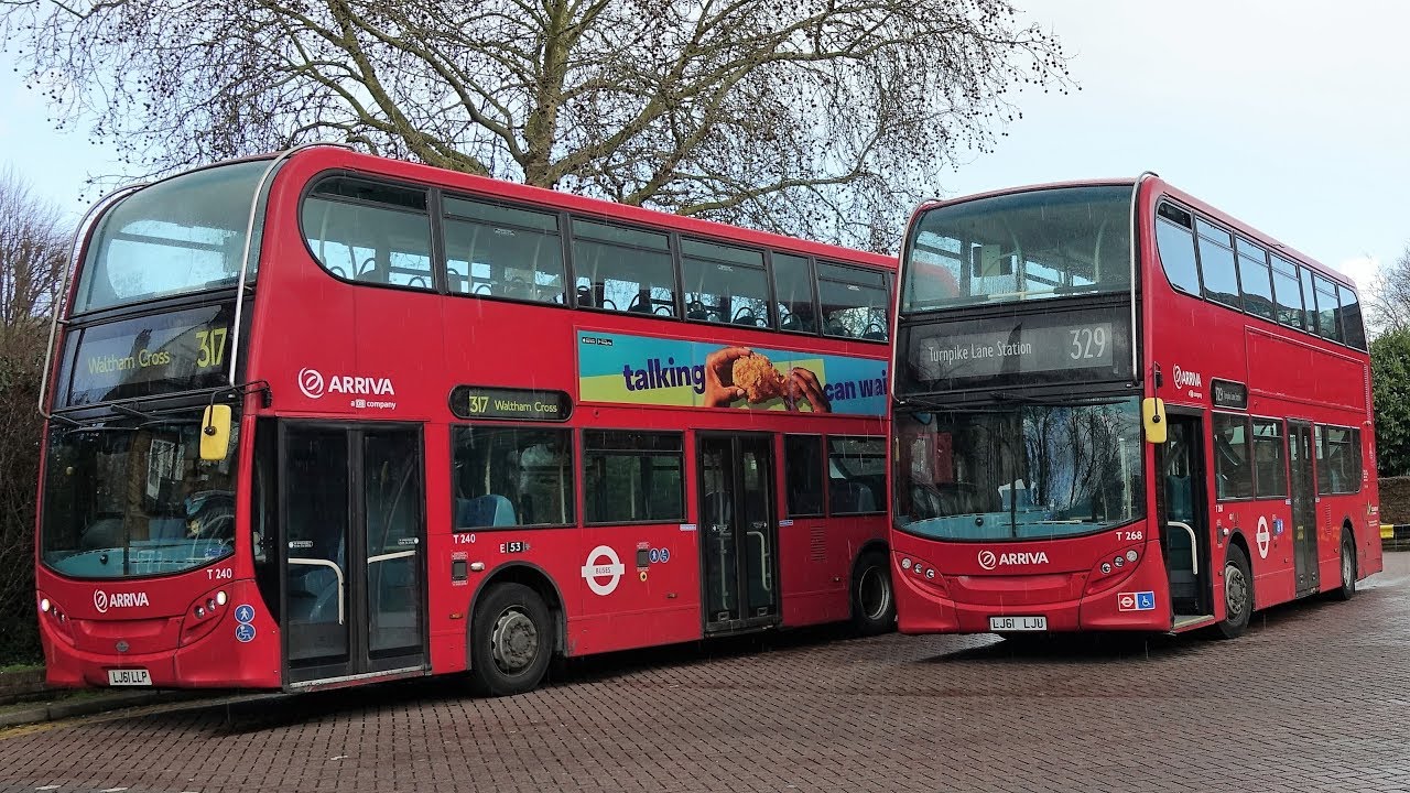 London Buses - Route 329 - Turnpike Lane to Enfield Town - On Diversion