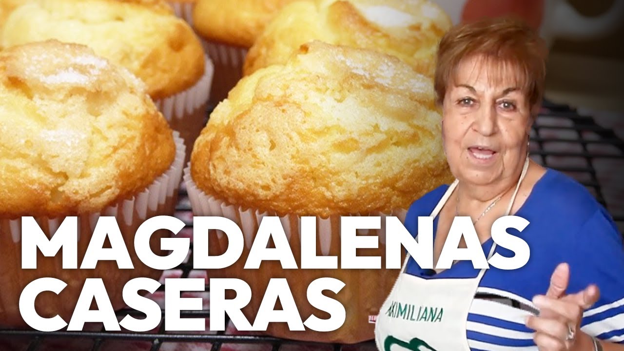 Receta de Magdalenas caseras y esponjosas!