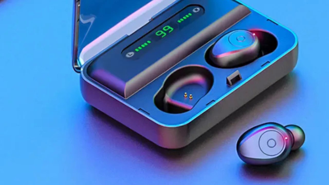 F9 TWS bluetooth 5.0 Earphone Stereo Digital Wireless Headset