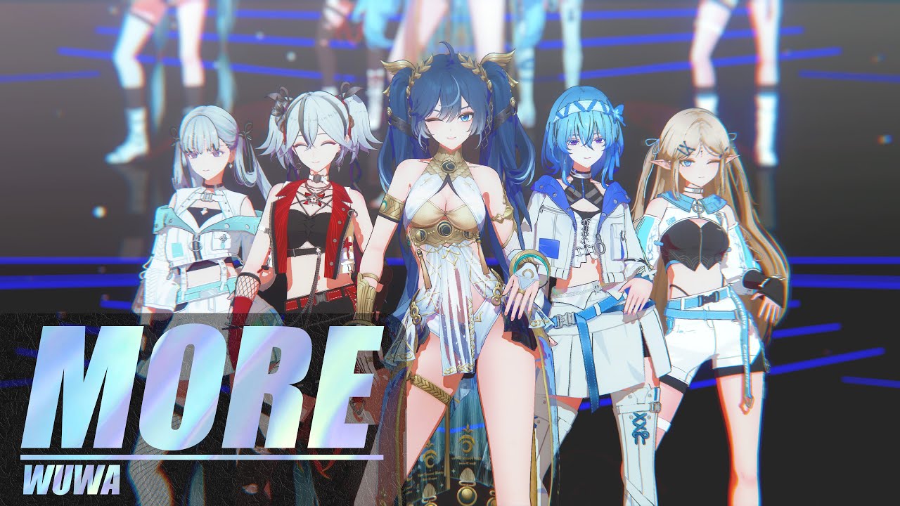 WuWa_Band Girls│MORE│[Wuthering Waves MMD] #cartethyia #jinhsi #camellya #shorekeeper #iuno