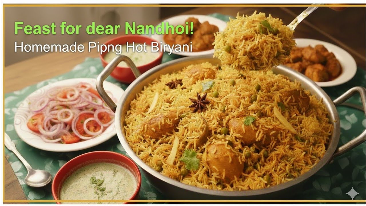 Homemade Piping Hot Biryani for Guests | Dawat Vlog