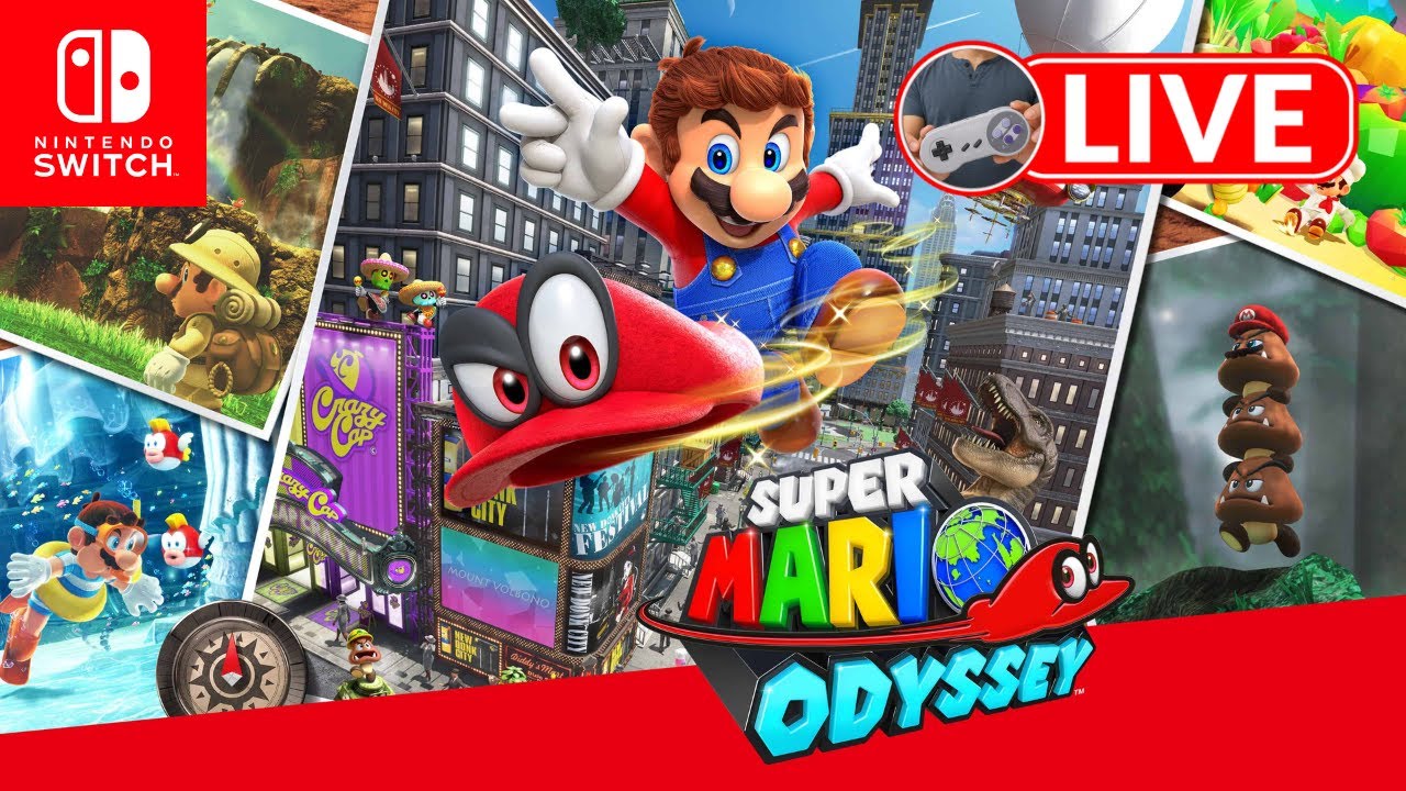 [🔴LIVE ]  #003  Jogando Super Mario Odyssey do Nintendo Switch 12-01-2025!!!