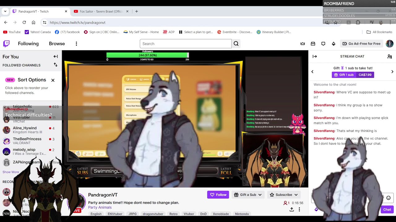 Party Animals Hosted by @pandragonvt
