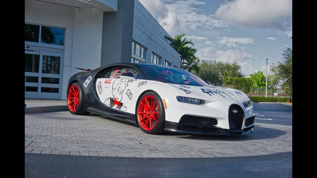 Bugatti Chiron Luxurious Super Sports BEAST Start Up & Drive Interior Exterior  Exotics and Espresso