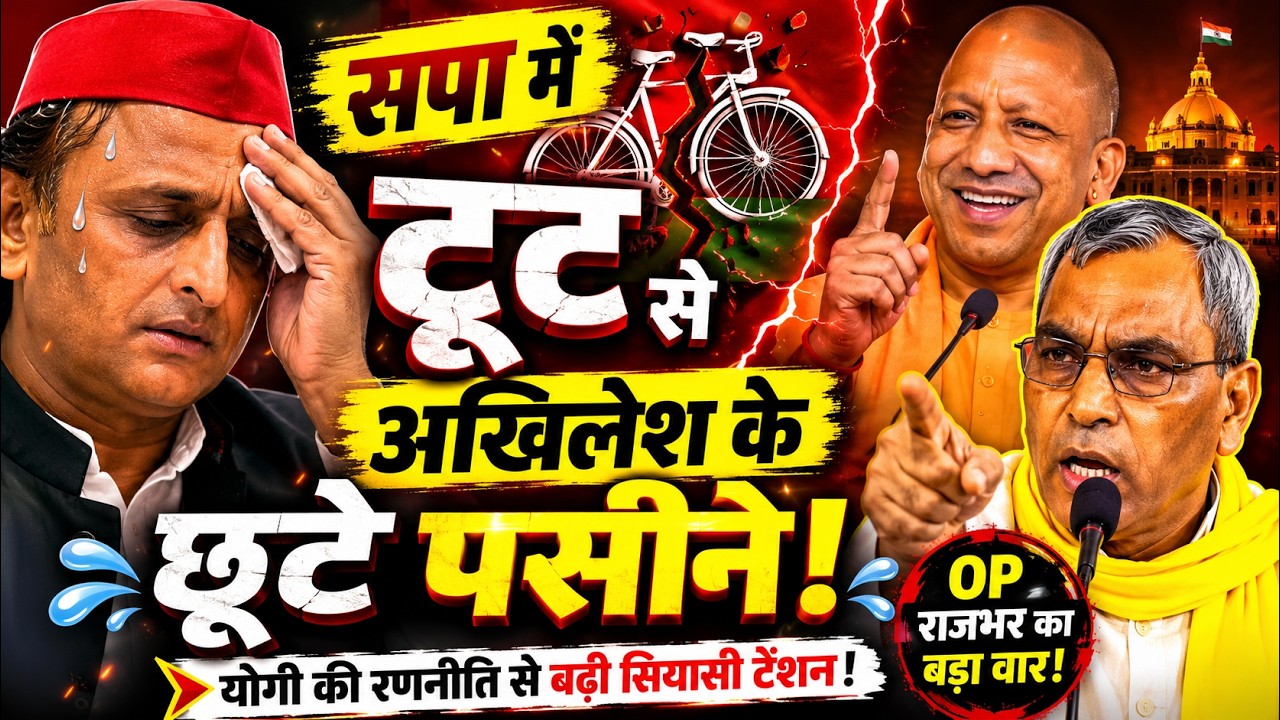 Akhilesh Yadav Sweats as SP Faces Internal Split, Yogi's Strategy Hits Hard