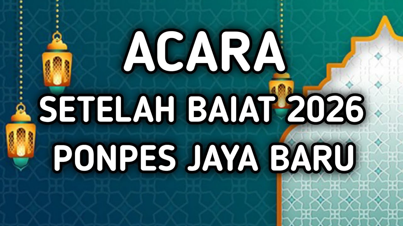 ACARA SETELAH BAIAT PONPES JAYA BARU DI PONDOK OLEH KH. MUKHLASON ROSYID #ponpesjayabaru #subscribe 
