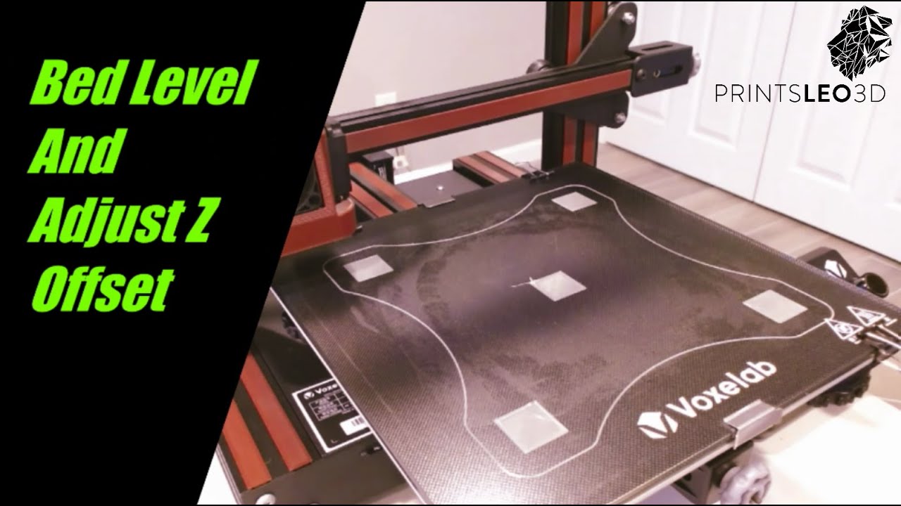 Voxelab Aquila Bed Level and Z Offset Adjust