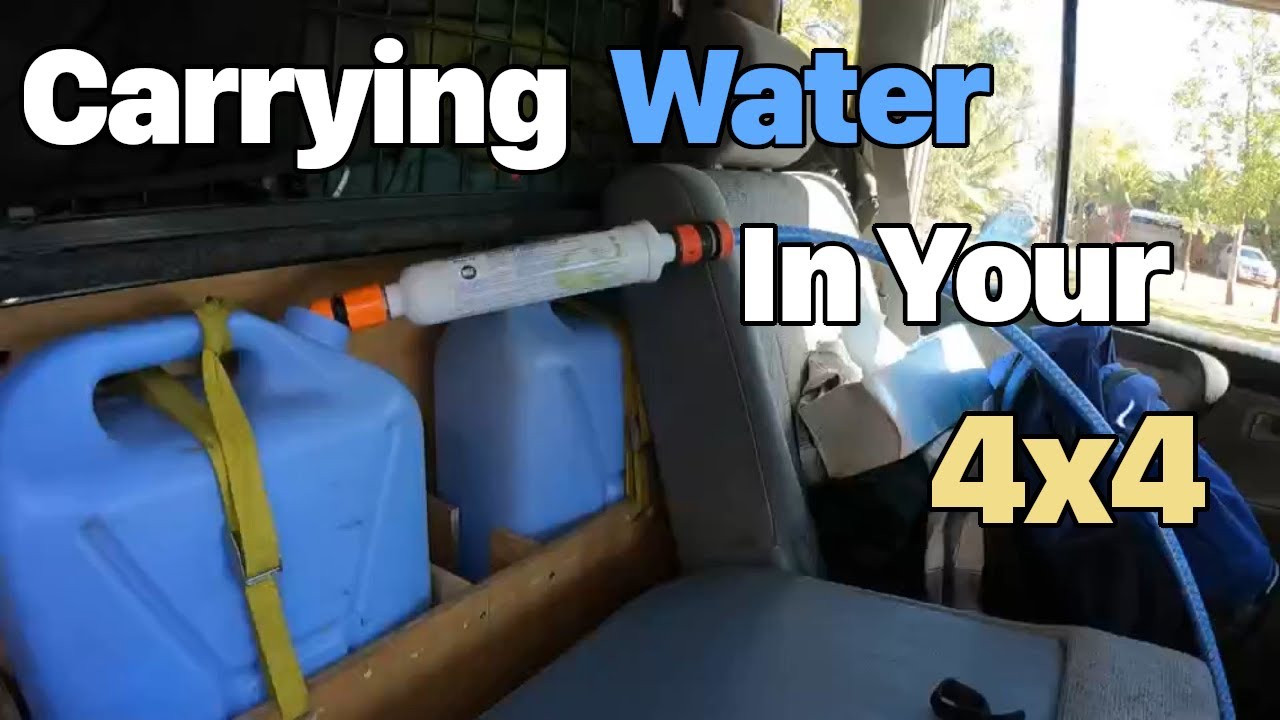 How do you carry water in your 4x4? || Explanation of my setup