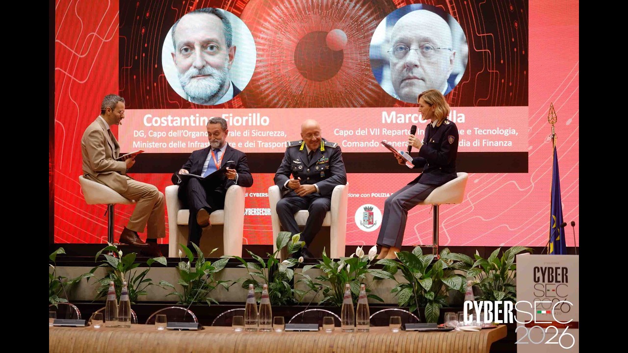 CyberSEC2026, interventi di Costantino Fiorillo (Mimit) e Marco Tolla (Guardia di Finanza)