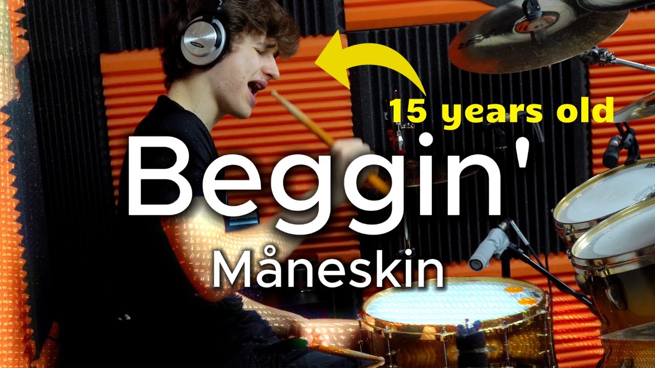 Beggin' - Måneskin - Drum Cover - Polish 15 Years Old DRUMMER NBA