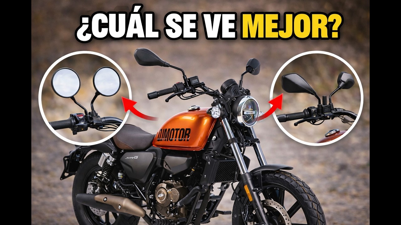 QJ SRV125: qué retrovisores le pegan más