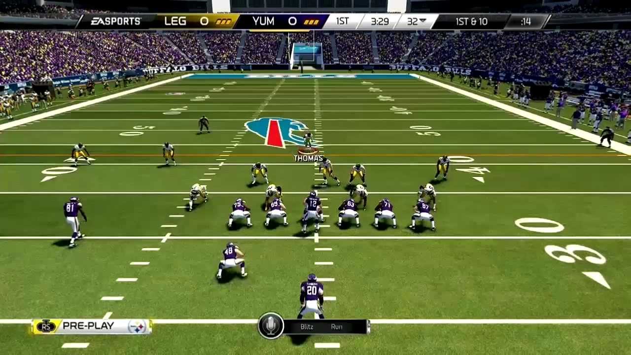Madden Ultimate Team Earl Thomas timing the snap and forcing a fumble