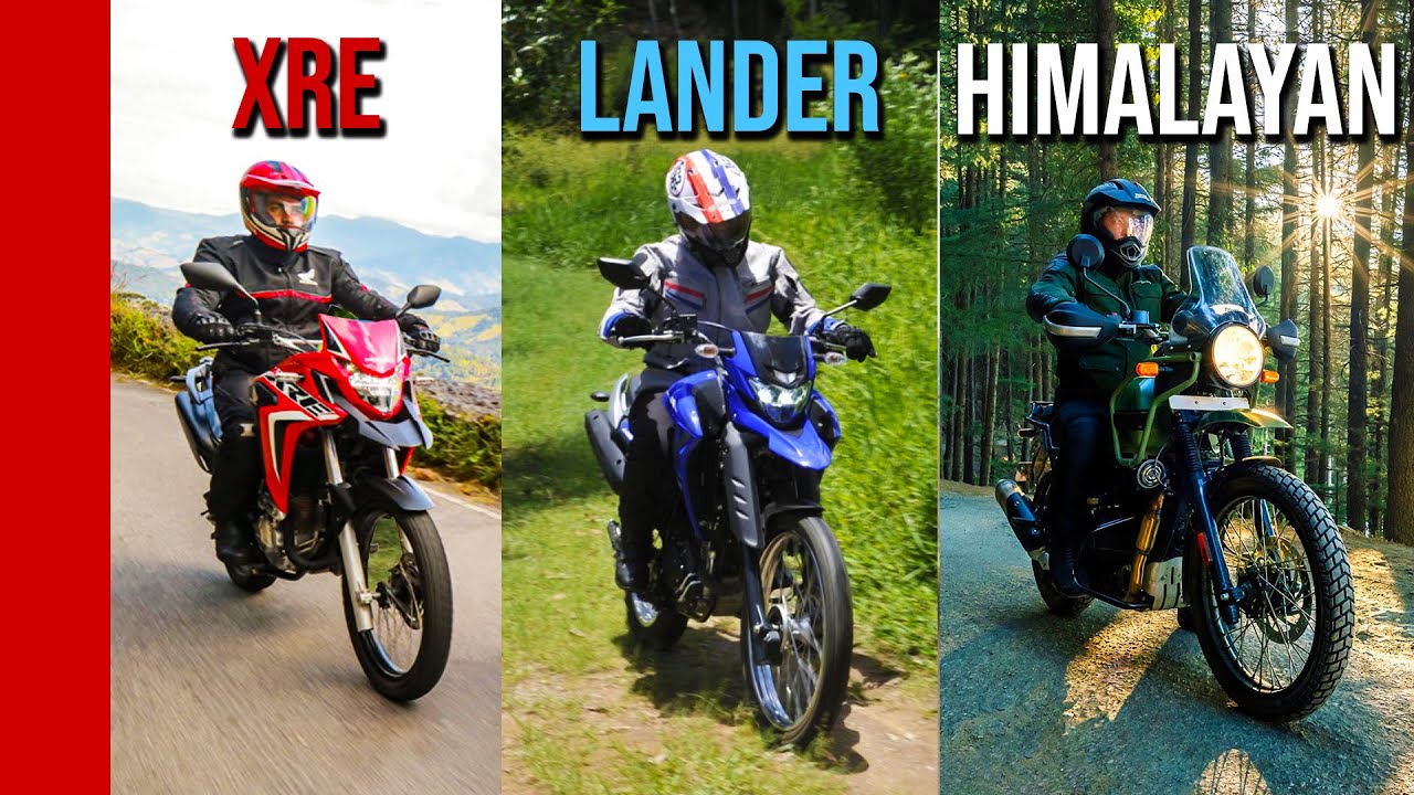 Honda XRE 300 x Yamaha XTZ Lander 250 x Royal Enfield Himalayan 410 | On-Off Road