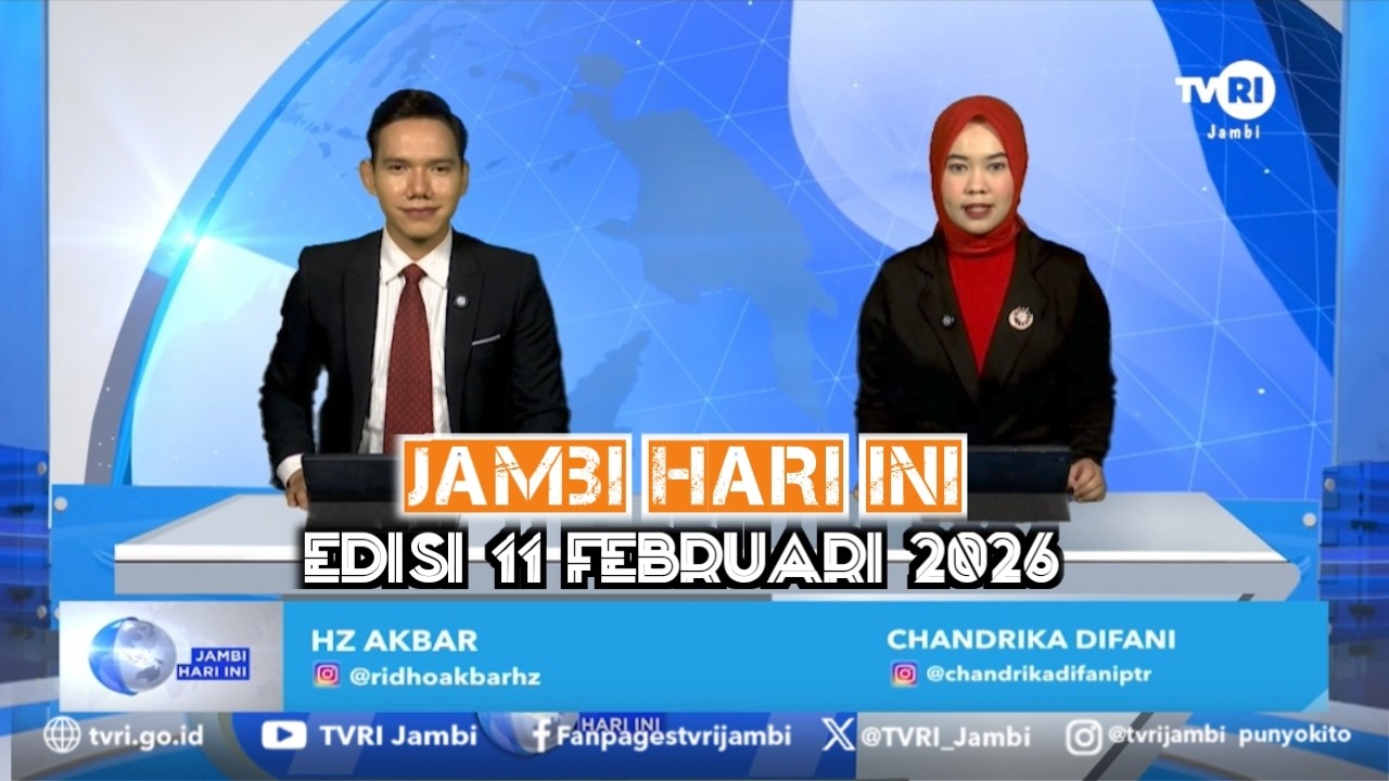 JAMBI HARI INI | Edisi 11 Februari 2026#jhi#News#WorldCup2026DiTVRI#TVRIJambi#MediaPemersatuBangsa