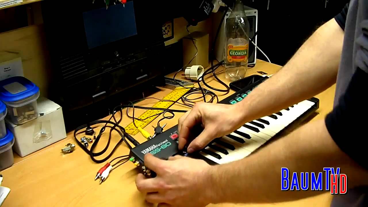 HOW TO circuit bent a Yamaha Portasound PSS-80 with 10 mods (by BAUM)