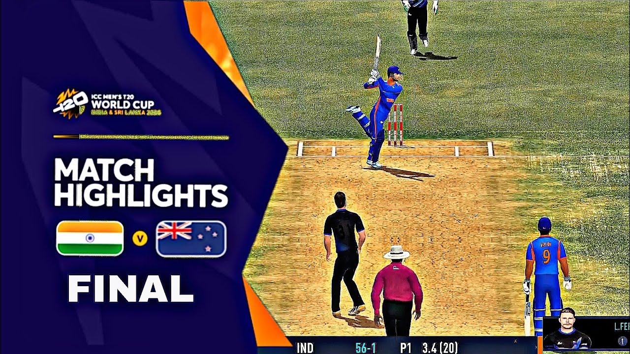 INDIA VS NEWZEALAND T20I WORLD CUP FINAL MATCH 🏆