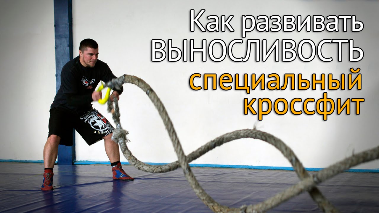 Как развить выносливость - борцовский Кроссфит с канатами