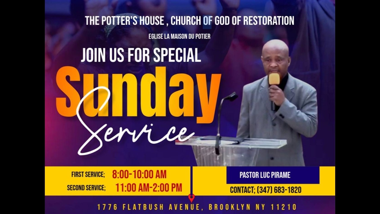 Eglise La Maison du Potier // PASTEUR KESSY CHERY
