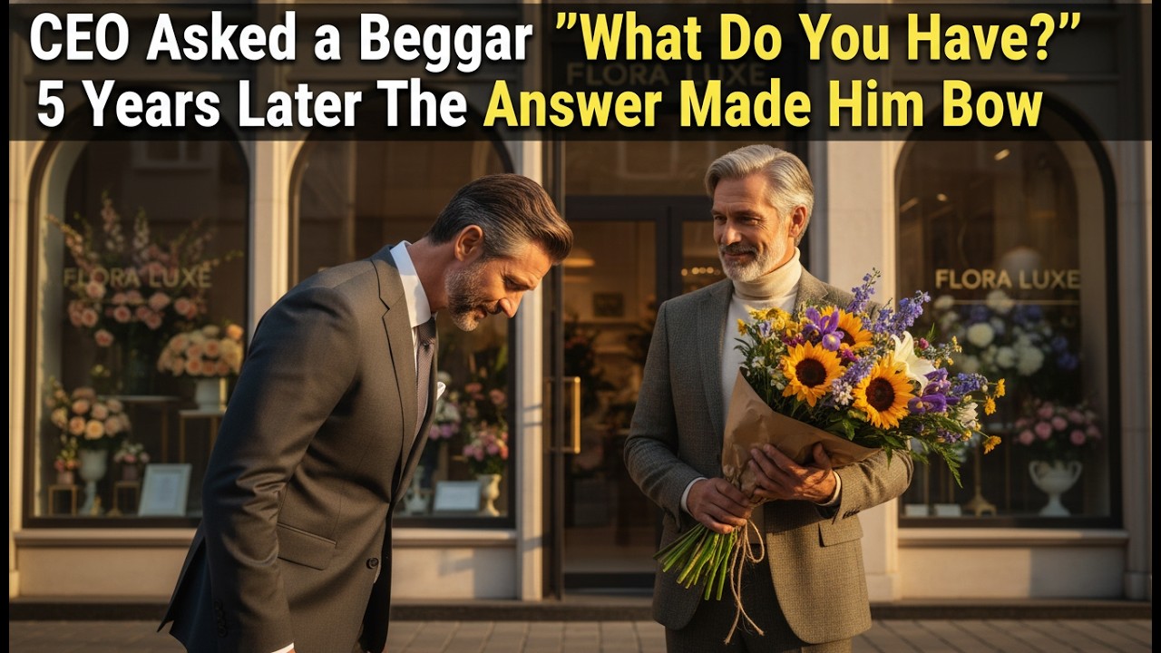 A CEO Asked a Beggar 'What Do You Have?', 5 Years Later The Answer Made Him Bow - Success Secrets