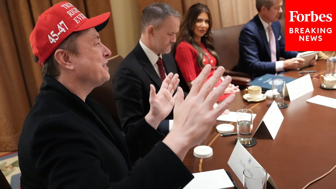 'A Lot Of Them Are Just Kids': Elon Musk Defends DOGE Employees At Trump's Cabinet Meeting