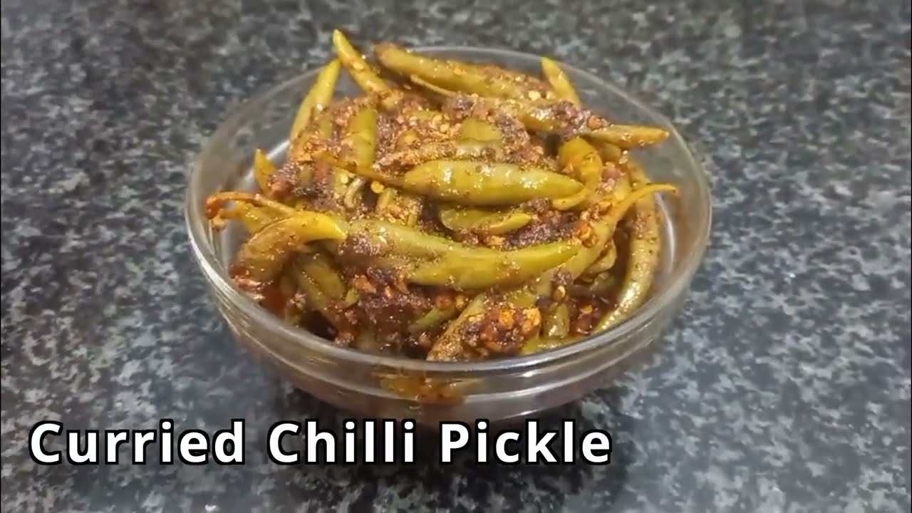 Curried Chilli Pickle | Instant pickle #instantpickle #achar #southafricanfood