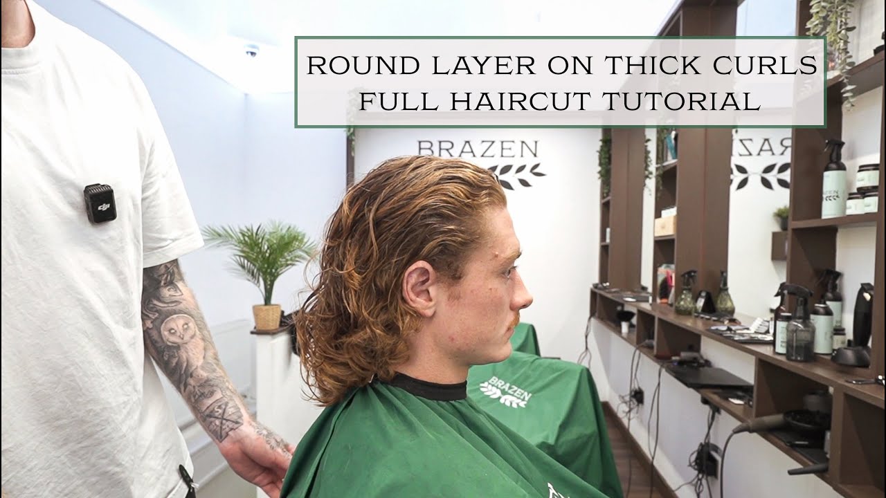 Men’s Haircut Tutorial - Long Curly Hair