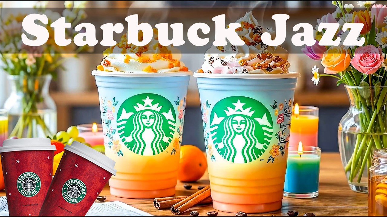 🎹SpringJazz 2026🌻스타벅스 매장음악 🌹실시간 음악 매장음악 광고없는🍵週末の朝カフェBGM ☘️STARBUCKS Soothing Jazz for work