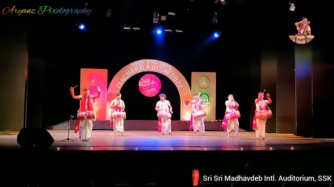 ঢোলৰ মালিতা-চলনা | স্বপ্নীল অঞ্জন বড়াৰ নেতৃত্বত | Dholor Malita-Cholona | 6th Panchakala Utsav 2022