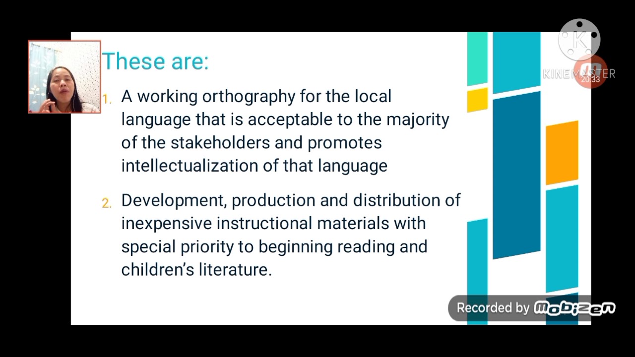 Legal Bases and Benefits of teaching and learning MTB- MLE