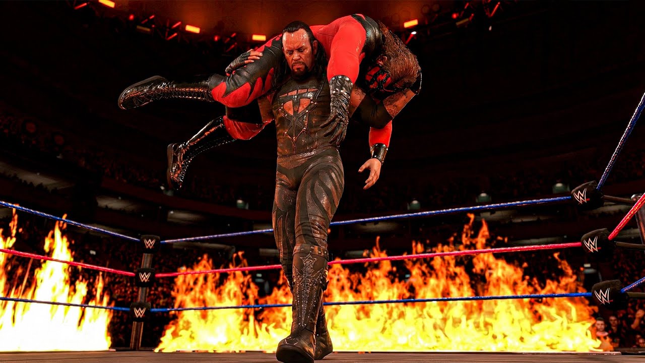 WWE 2K26: Inferno Match – The Undertaker vs Kane Gameplay Notion!